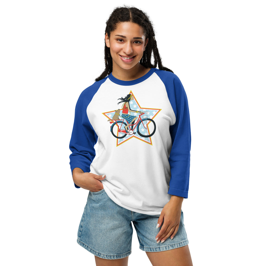 Wonderful Woman 2024 - 3/4 sleeve raglan shirt