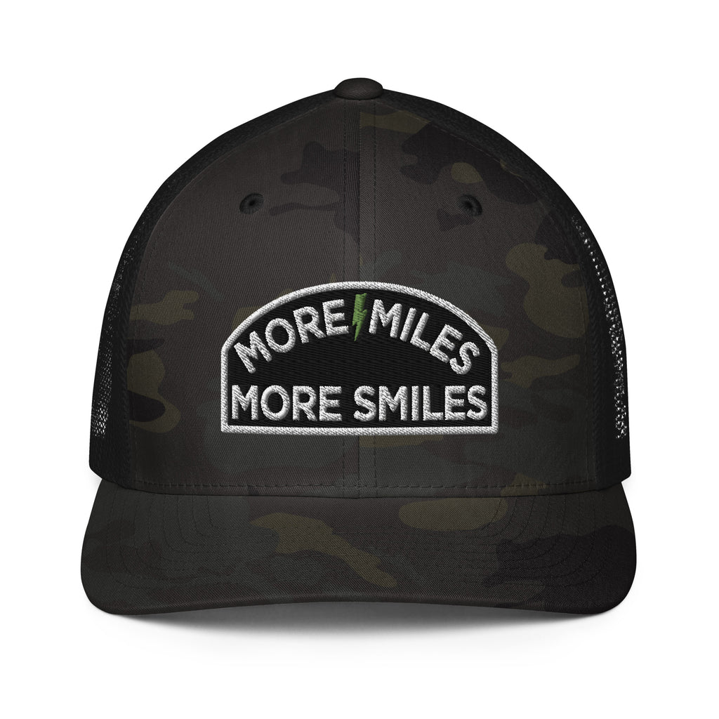 More Miles, More Smiles Camo Trucker
