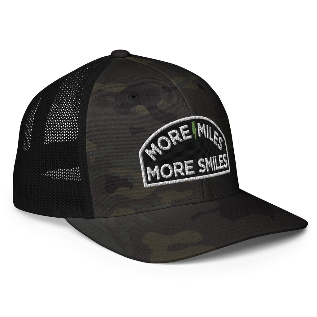 More Miles, More Smiles Camo Trucker