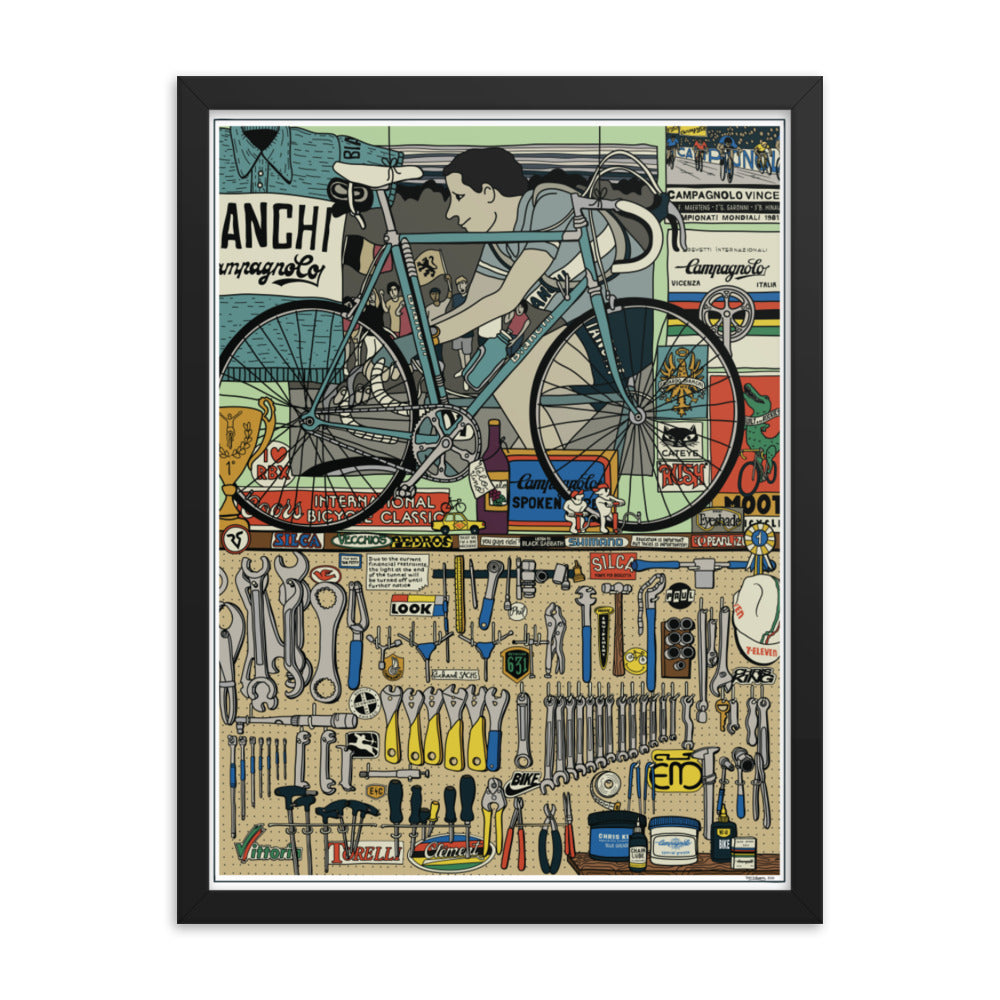 Service de Velo - Framed poster