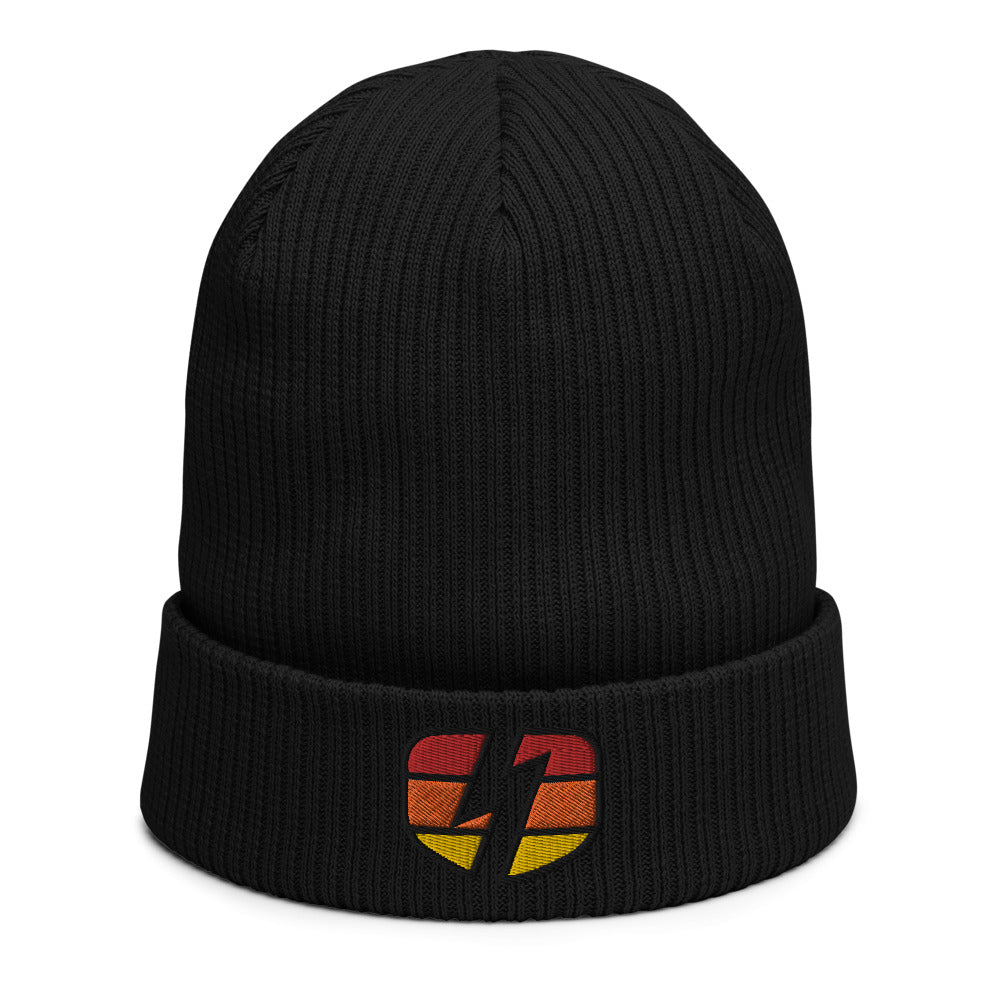 EC Bolt Organic ribbed beanie