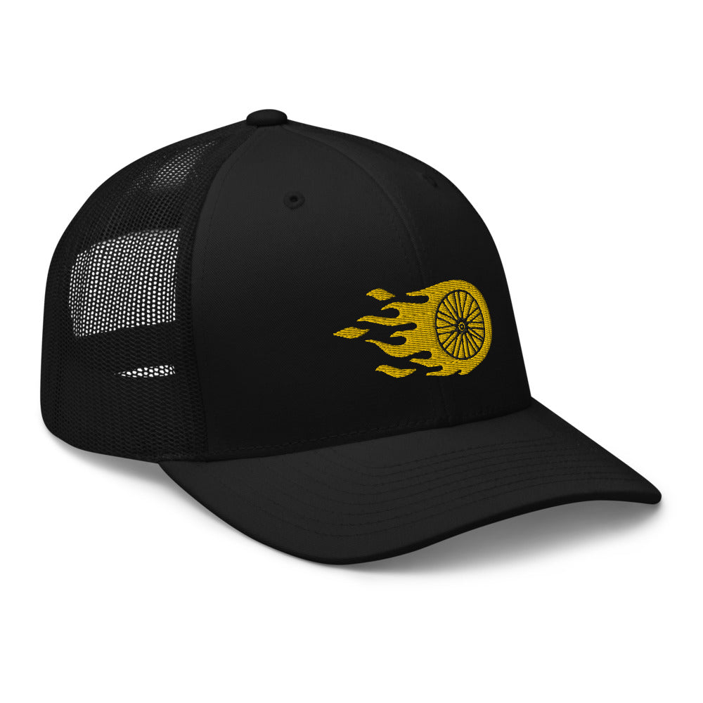 Flaming Wheel Cap