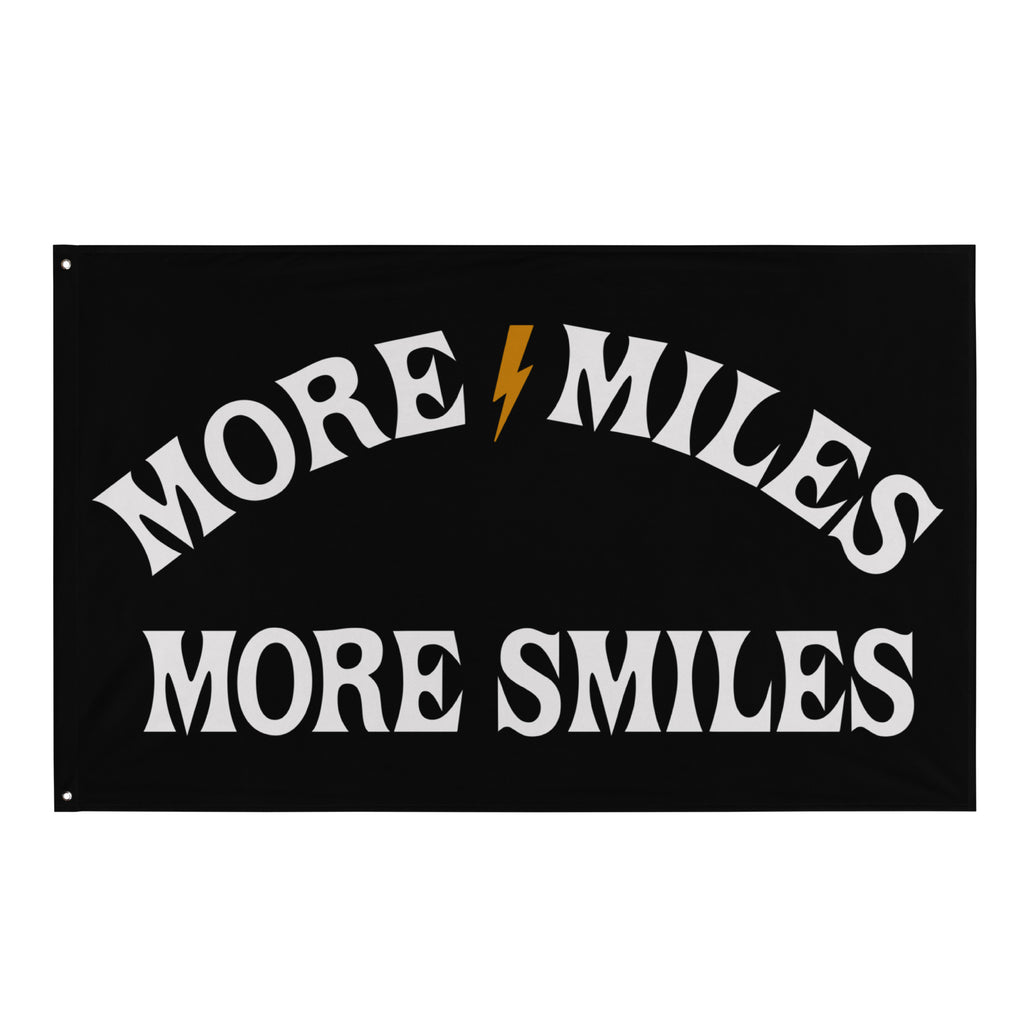 More Miles, More Smiles Flag