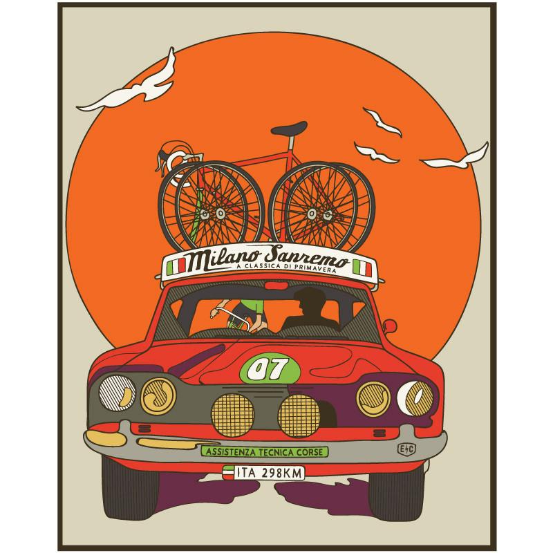 Milano Sanremo Poster - EC17