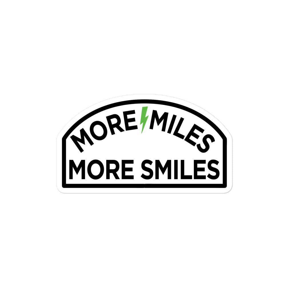 More Miles Sticker