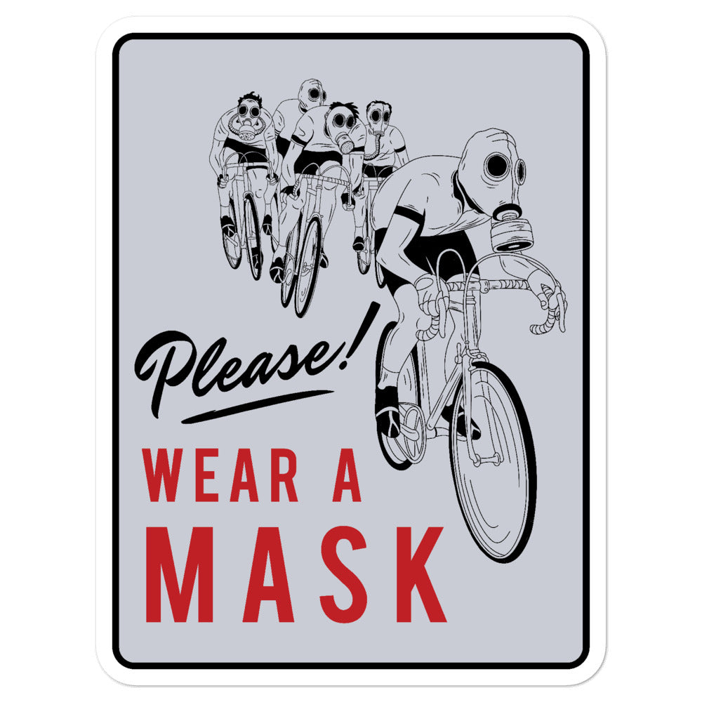 Wear a Mask Sticker