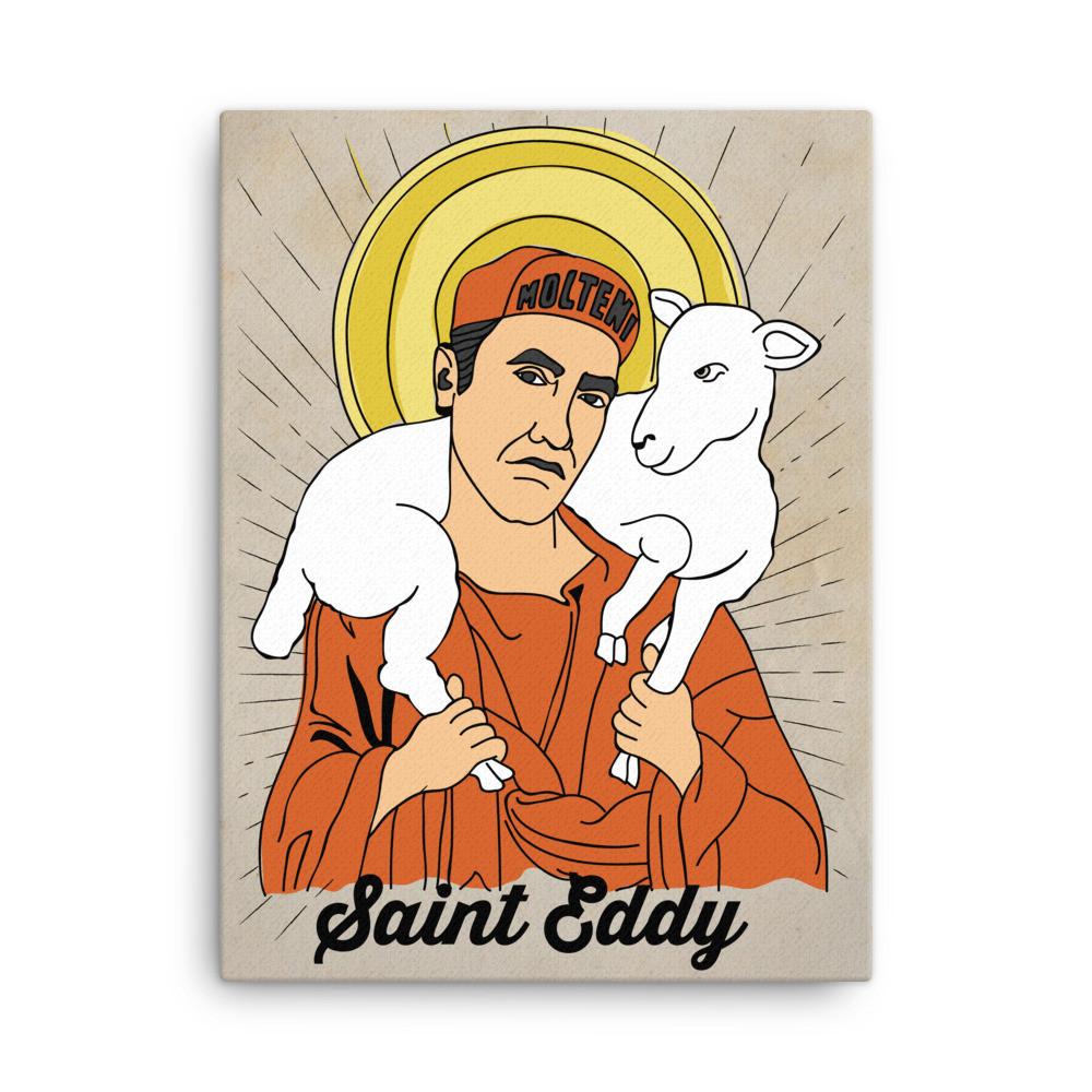 Saint Eddy Canvas Print - EC17